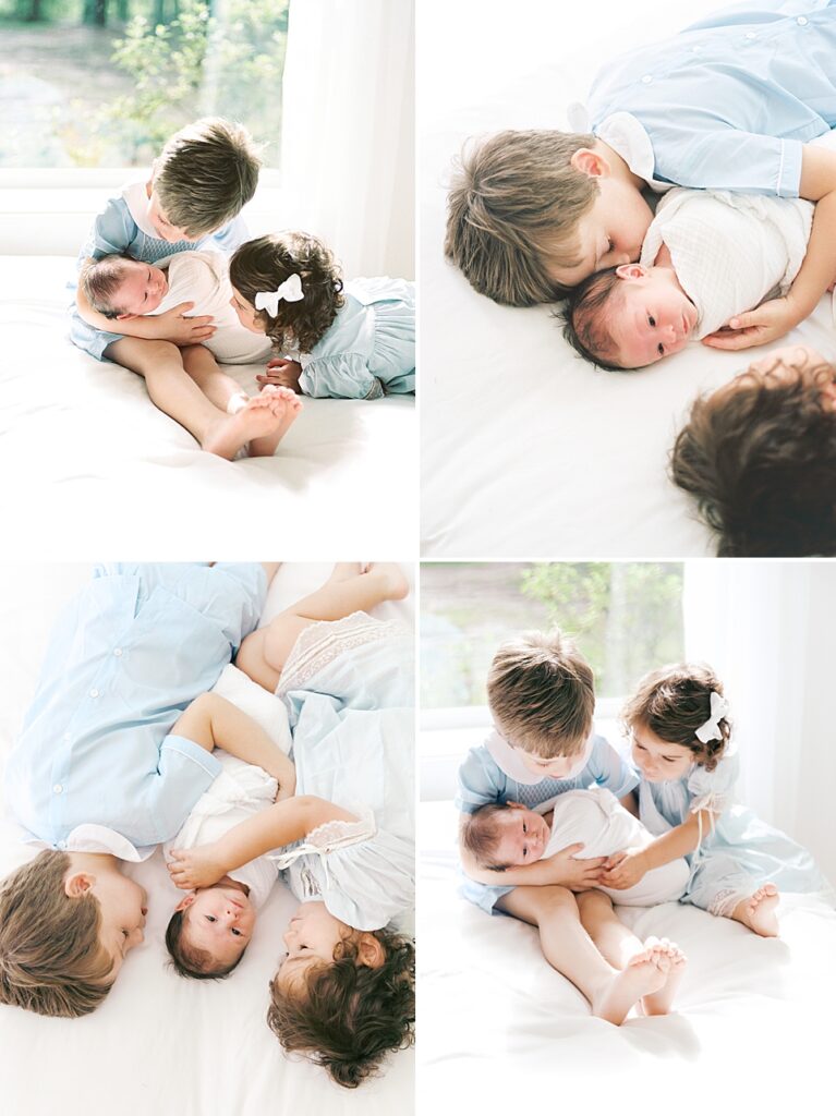 Jessica Brown Photography Natural Light Studio Newborn Session Central Arkansas
