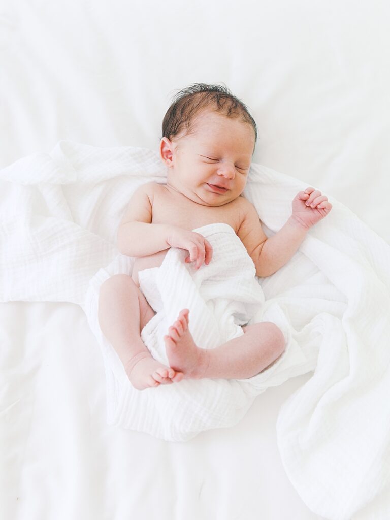 Jessica Brown Photography Natural Light Studio Newborn Session Central Arkansas